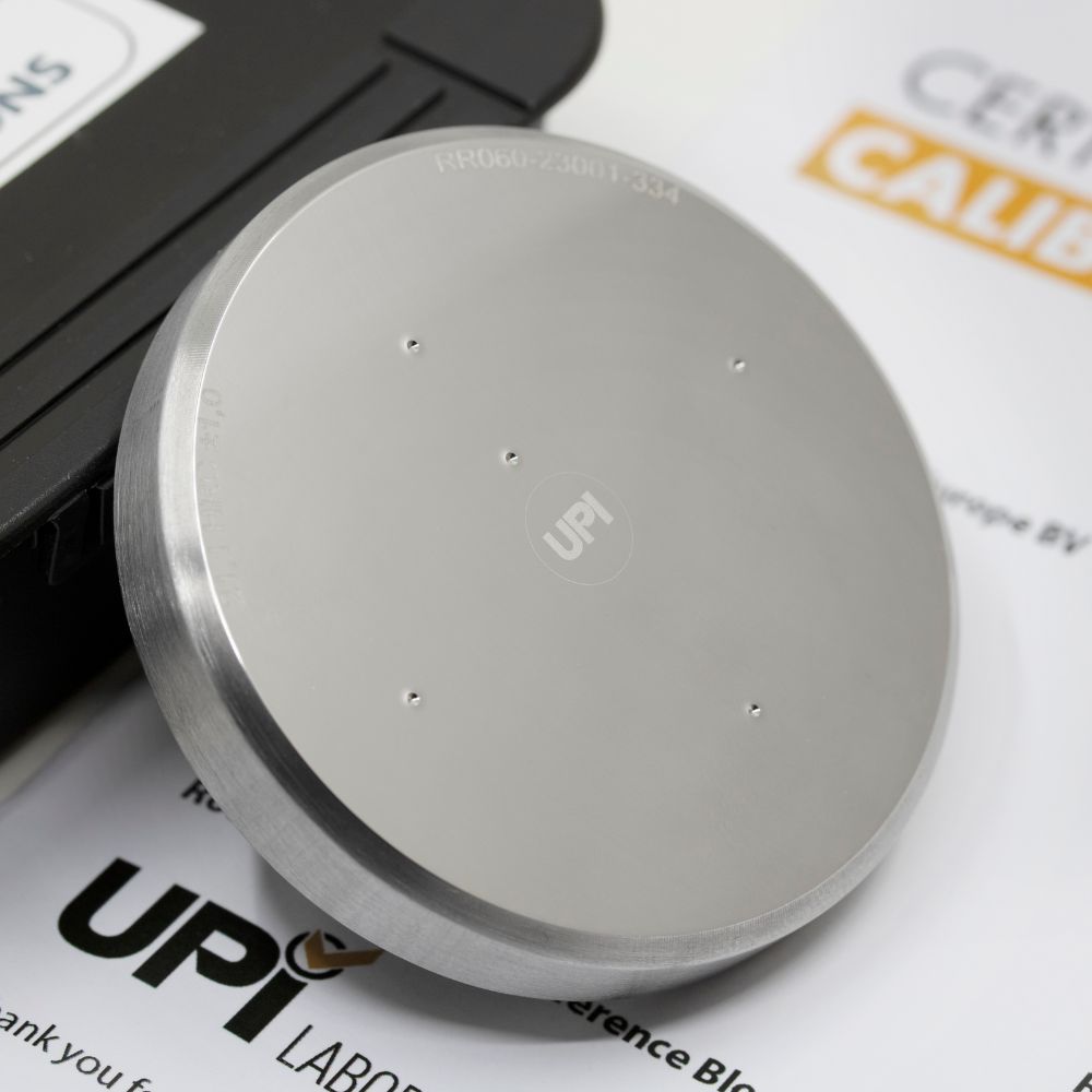 vickers hardness test block with certificate